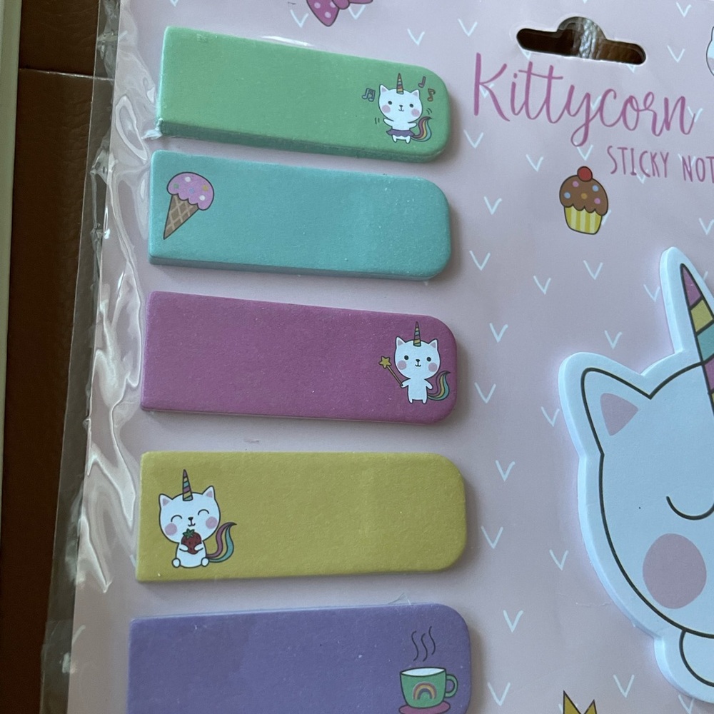 Kittycorn Sticky Notes (150) + Notebook (120 sheets) NWT - Picture 7 of 11